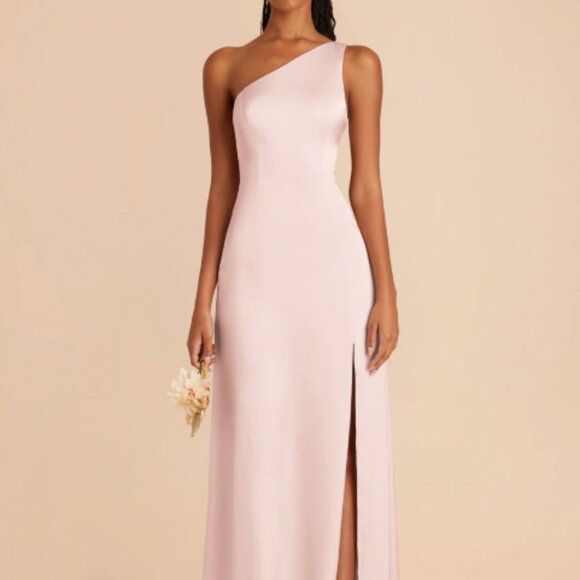 Birdy Grey One Shoulder Pink Dress - Picture 1 of 7